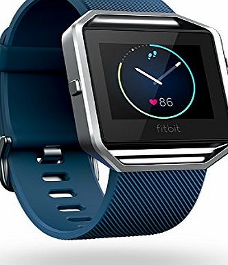 Fitbit Blaze Smart Fitness Watch - Blue, Large