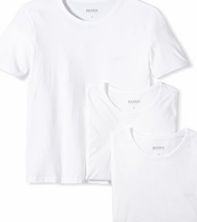 Hugo Boss BOSS Hugo Boss Three Pack of Crew Neck T-Shirts White L