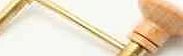Jewellers Tools 4.25mm Brass Crank key for Grandfather Longcase Clock winding tool