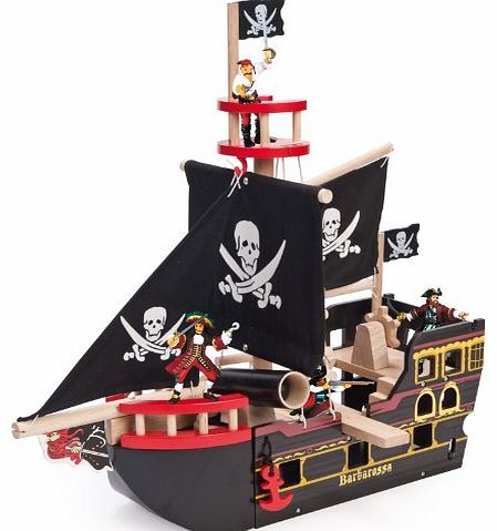 Le Toy Van Barbarossa Pirate Ship