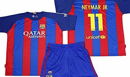Licence FC Barcelona Official Replica FC BARCELONA 2016-2017, Childs NEYMAR Kit- Size: 10 years