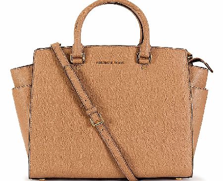 Michael Kors Large Selma Tote Handbag Beige