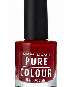 New Look Pure Colour Deep Red Nail Polish 3260111