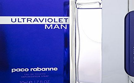 Paco Rabanne Ultraviolet Eau De Toilette Pocket Spray for Men 50ml