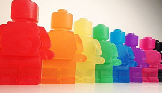 Rainbow Sensation Lego Man Soap - Scented - SLS Free (Red - Strawberry)