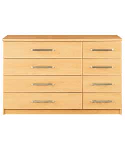 4 + 4 Drawer Chest - Beech