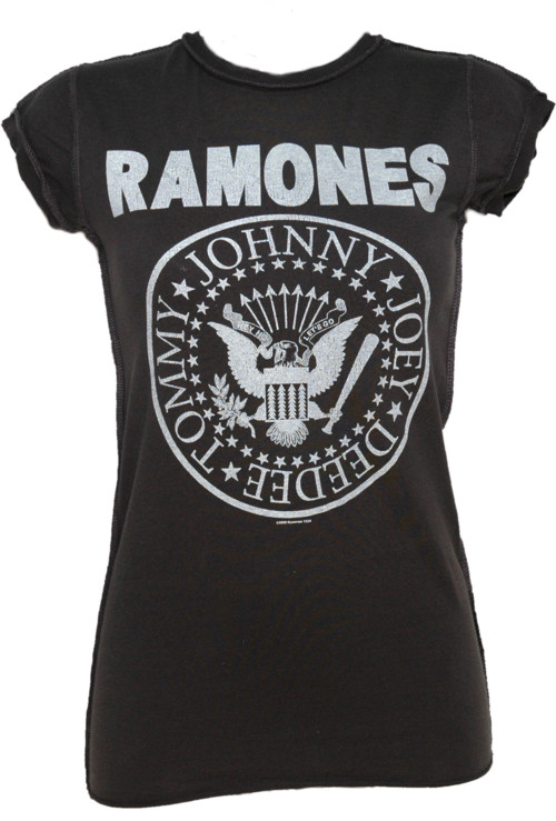 Ladies Ramones Logo T-Shirt from Amplified Vintage