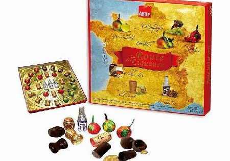 ``La Route des Liqueurs`` Luxury Box 275 g (27 Assorted Chocolate Liqueurs)