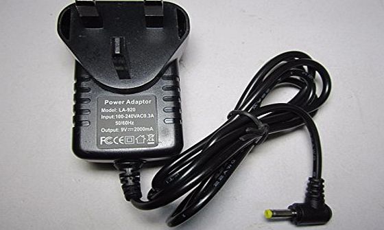 ACAdaptorsRUS 9V Mains AC Power Adaptor Charger for Philips PD7030/05 7`` Portable DVD Player