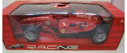 Ackerman Die-Cast Formula 1 Racing Car F1 With Sound 1:18 Scale (Colours may vary from that shown)