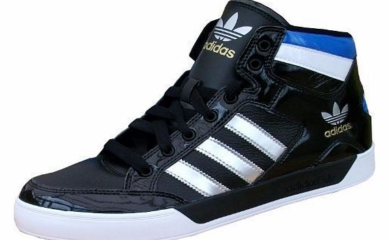  Originals Hard Court Mens Hi Top Trefoil Trainers Sneakers Shoes black UK 8