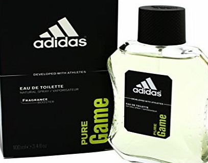 adidas  Pure Game Eau De Toilette Spray for Men, 100 ml