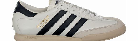 Adidas Beckenbauer White/Navy Leather Trainers