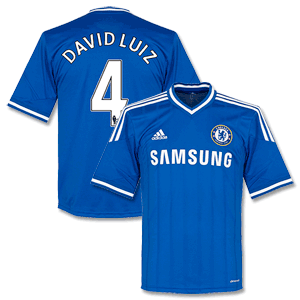 Adidas Chelsea Home Shirt 2013 2014   David Luiz 4