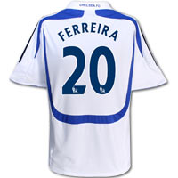 Adidas Chelsea Third Shirt 2007/08 with Ferreira 20