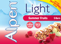 Alpen Light Summer Fruits Bars (5x21g) Cheapest