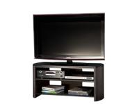 Alphason Finewoods Black Oak 3 Tier LCD TV Stand With Black Glass Top for up 50 TVs