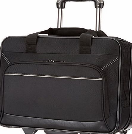 AmazonBasics Rolling Laptop Case on Wheels - Fits Most Laptops up to 16``