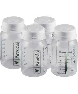Ameda Breast Milk Collection Bottles 125ml - 4