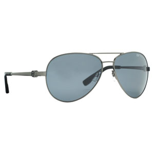 Animal Chip Sunglasses - Silver/Smoke Grad