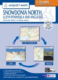 Anquet Maps 55 Snowdonia North, Lleyn Peninsula and Anglesea