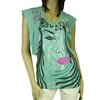 Apple Bottoms Sleeveless With A Kiss Top (Turq