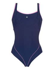 Fidji Swimsuit - Navy and Lilac