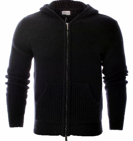 Armani Knitted Hooded Top