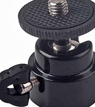 B.S.I. Products STOREINBOX 1/4`` Mini Ball Head Bracket Stand Holder Mount Tripod for DSLR Camera DV LED Light Black