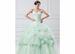 Ball Gown Sweetheart Backless Beading Pleat