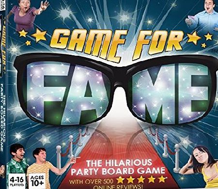 Banter Board Games Ltd Game For Fame: Hilarious party Board Game for up to 16 players! Family, Friends, Adults, Teens!