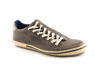 Leather Side Lace Casual Shoe