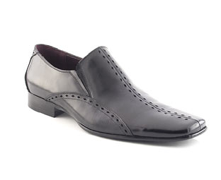 Leather Slip On Formal Shoe - Size 13-14