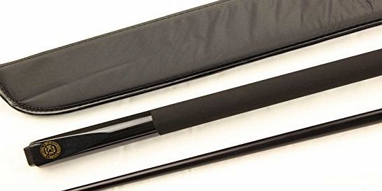 BCE Jimmy White Simulated Graphite Metallic BLACK Snooker amp; Pool Cue amp; Case