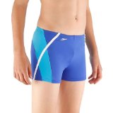 bestway Speedo Endurance Plus Illusion Aquashort Boys Swimming Trunks (Navy/Green 28`)