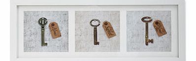 Bhs 3D Home Sweet Home Keys Framed Print Wall Art,