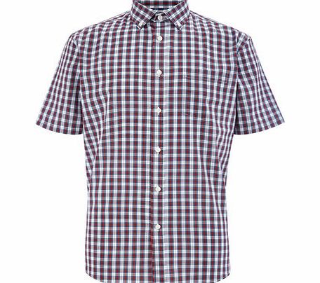 Red Checked Shirt, Red BR51C01FRED