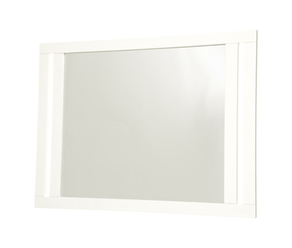 bhs White bathroom wall mirror