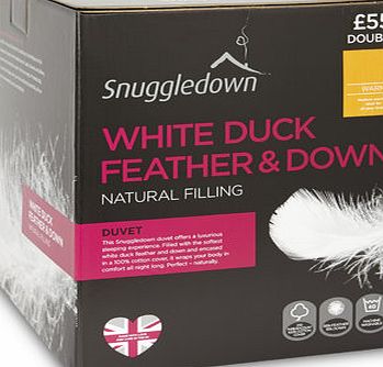 White Duck Feather and Down 4.5tog Duvet by