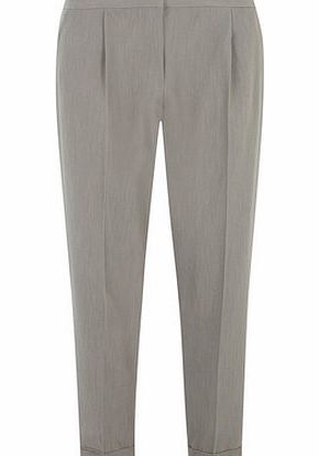 Bhs Womens Silver Grey Naples Peg Trousers, silver