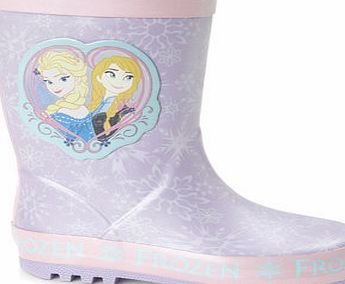 Bhs Younger Girls Disney Frozen Wellies, lilac