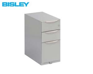 Bisley slimline desk high pedestal