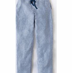 Boden Cropped Linen Trouser, Light blue 34447946