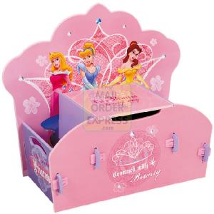 Born To Play Disney Princess Crown Shaped Toy Box