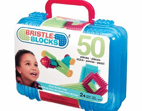 Bristle Blocks Bristle block 50 piece Basic builder case with handle