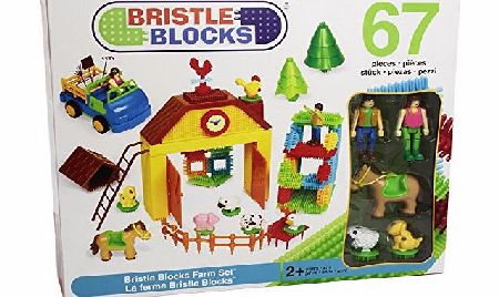 Bristle Blocks Bristle Block Farm Set (67 Pieces)
