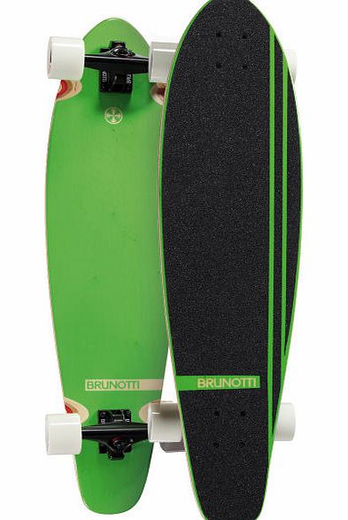 Brunotti Ben Pintail Green Longboard - 36 inch
