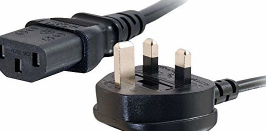 C2G 5m 16 AWG UK Power Cord (IEC320C13 to BS 1363)
