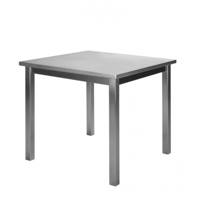 Cadix Stainless Steel Square Table