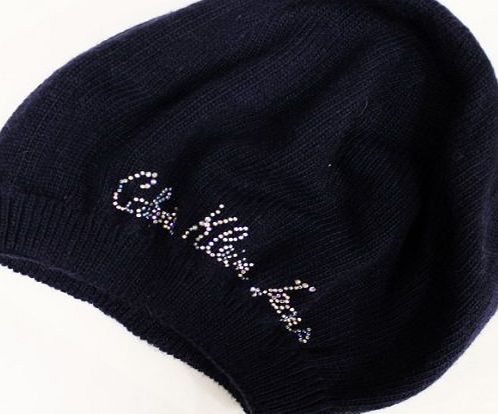 Calvin Klein Jeans Kids Girls Navy Hat (L)